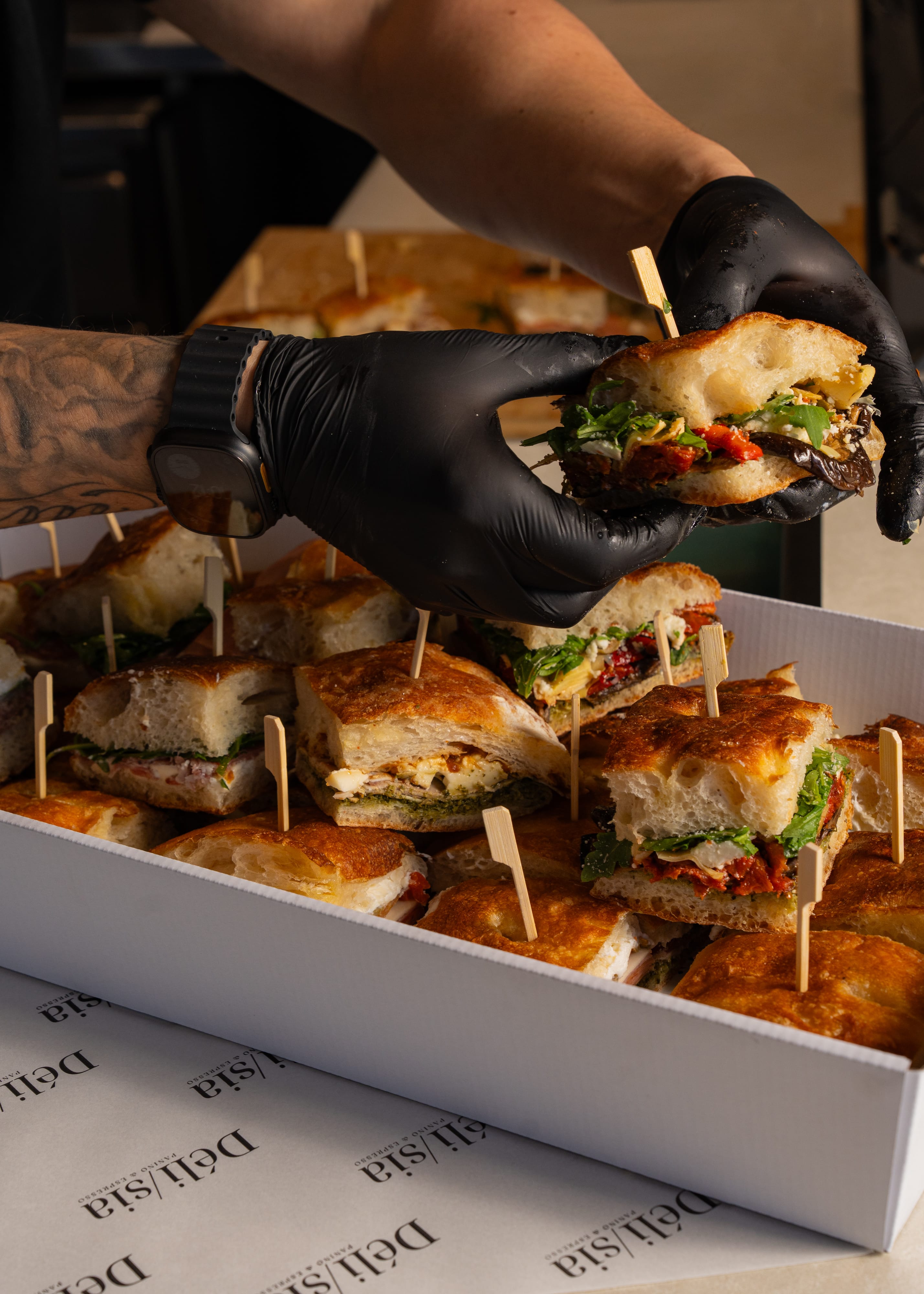 Délisia branded panino box