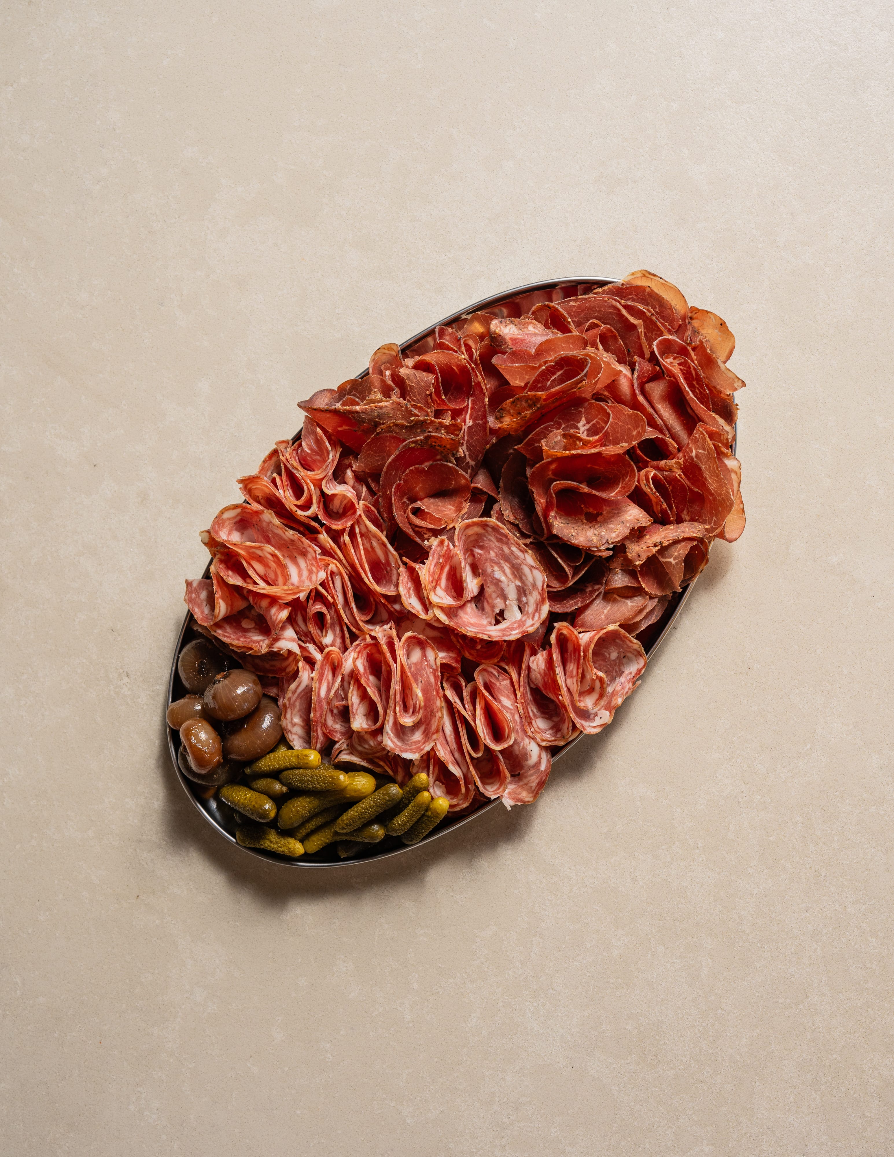 Premium cured meat platter