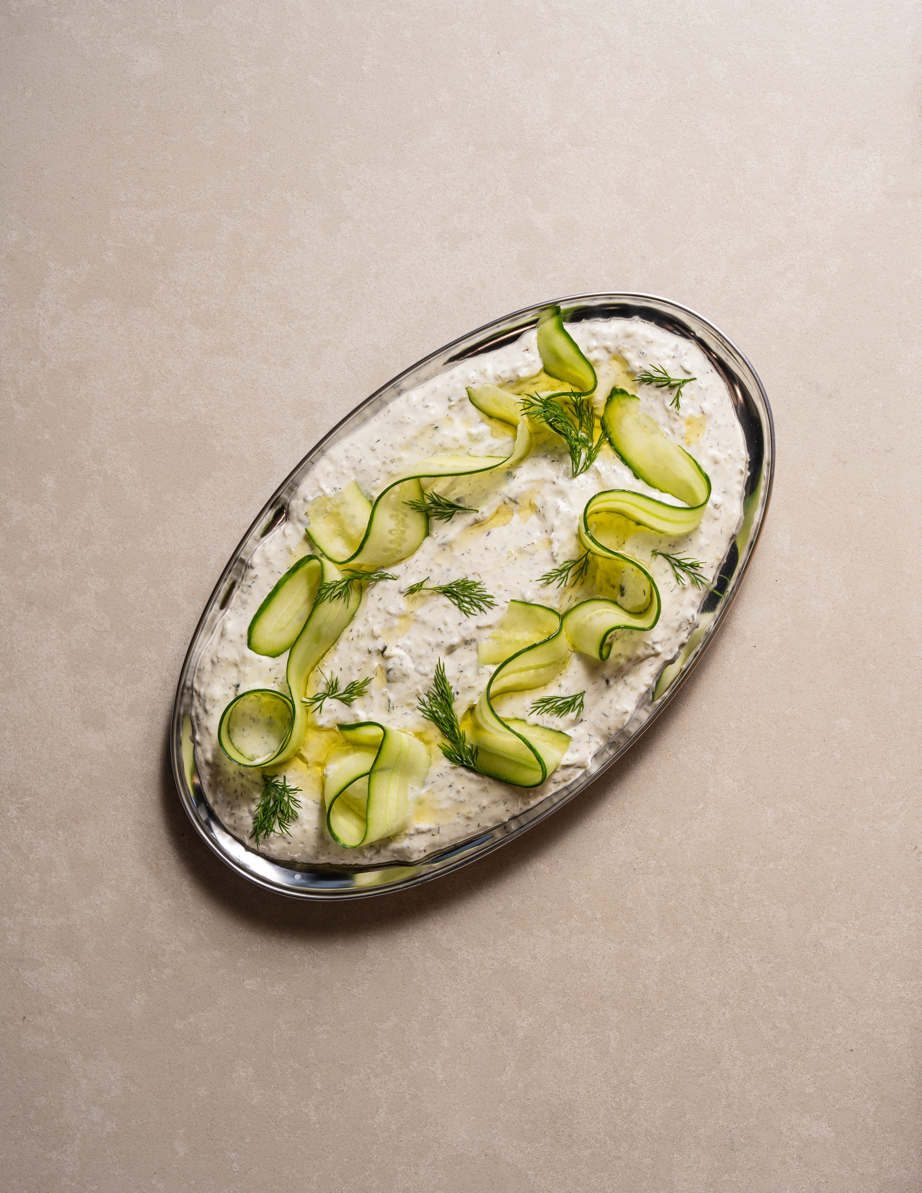 Cucumber tzatziki dip
